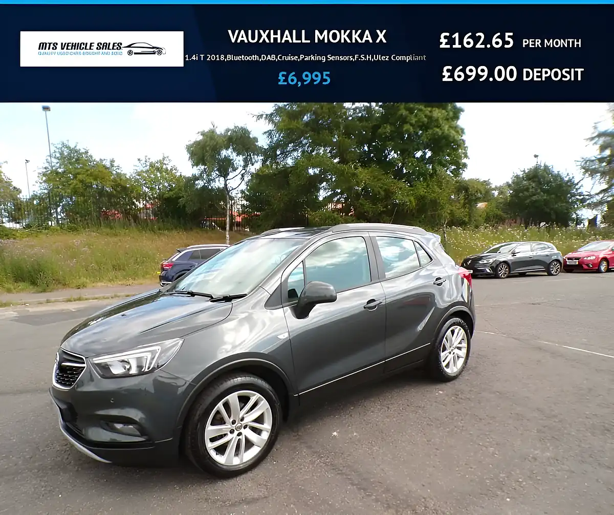 Used 2018 Vauxhall Mokka X Active Grey - Front View