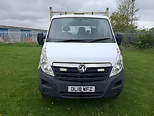 Used 2018 Vauxhall Movano 3500 Caged Tipper White - Interior and Exterior details 10