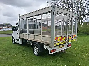 Used 2018 Vauxhall Movano 3500 Caged Tipper White - Interior and Exterior details 5