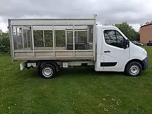 Used 2018 Vauxhall Movano 3500 Caged Tipper White - Interior and Exterior details 8
