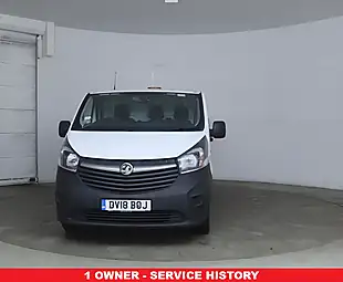 Used 2018 Vauxhall Vivaro 2900 Panel Van White - Interior and Exterior details 2
