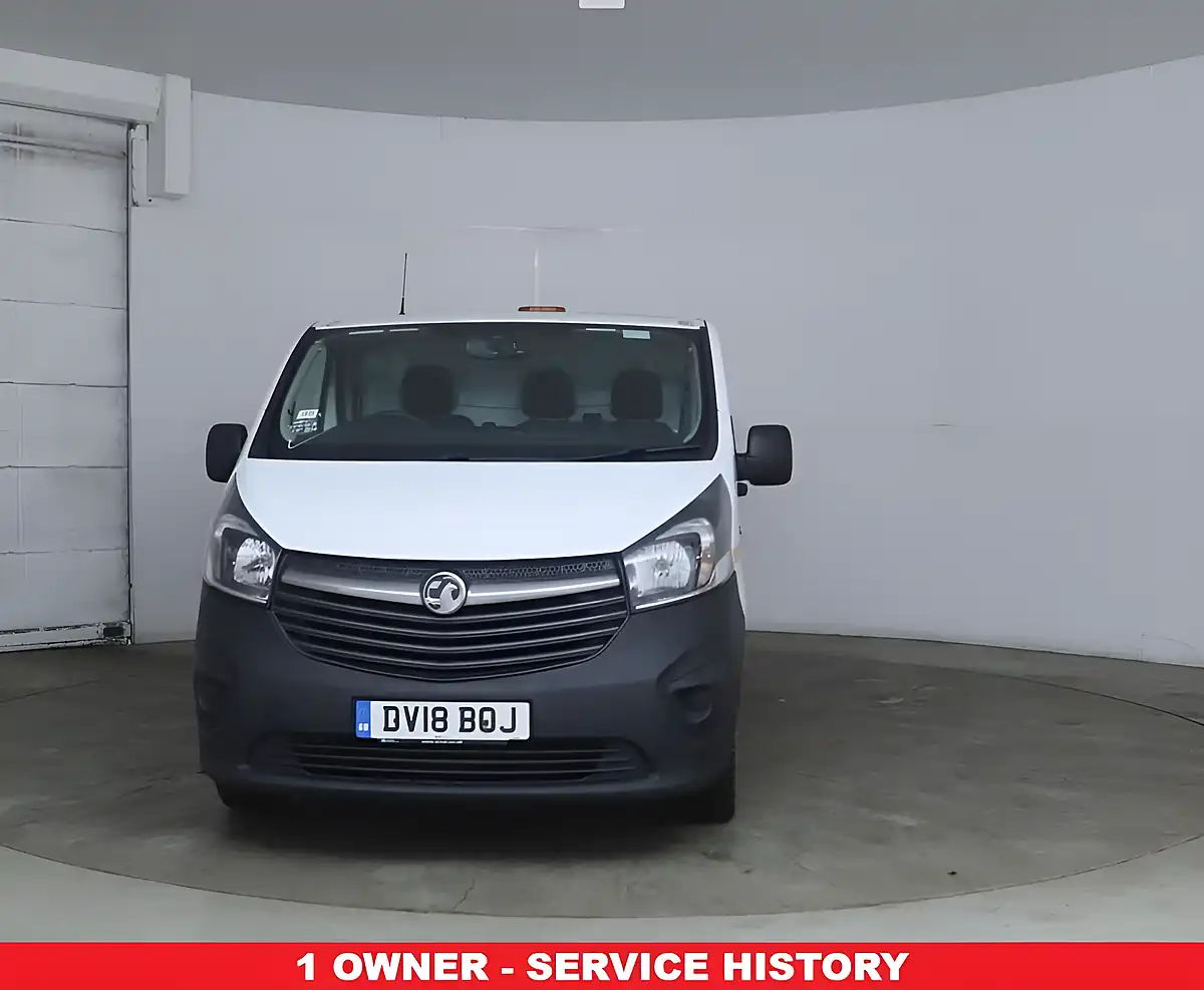 Used 2018 Vauxhall Vivaro 2900 Panel Van White - Interior and Exterior details 2