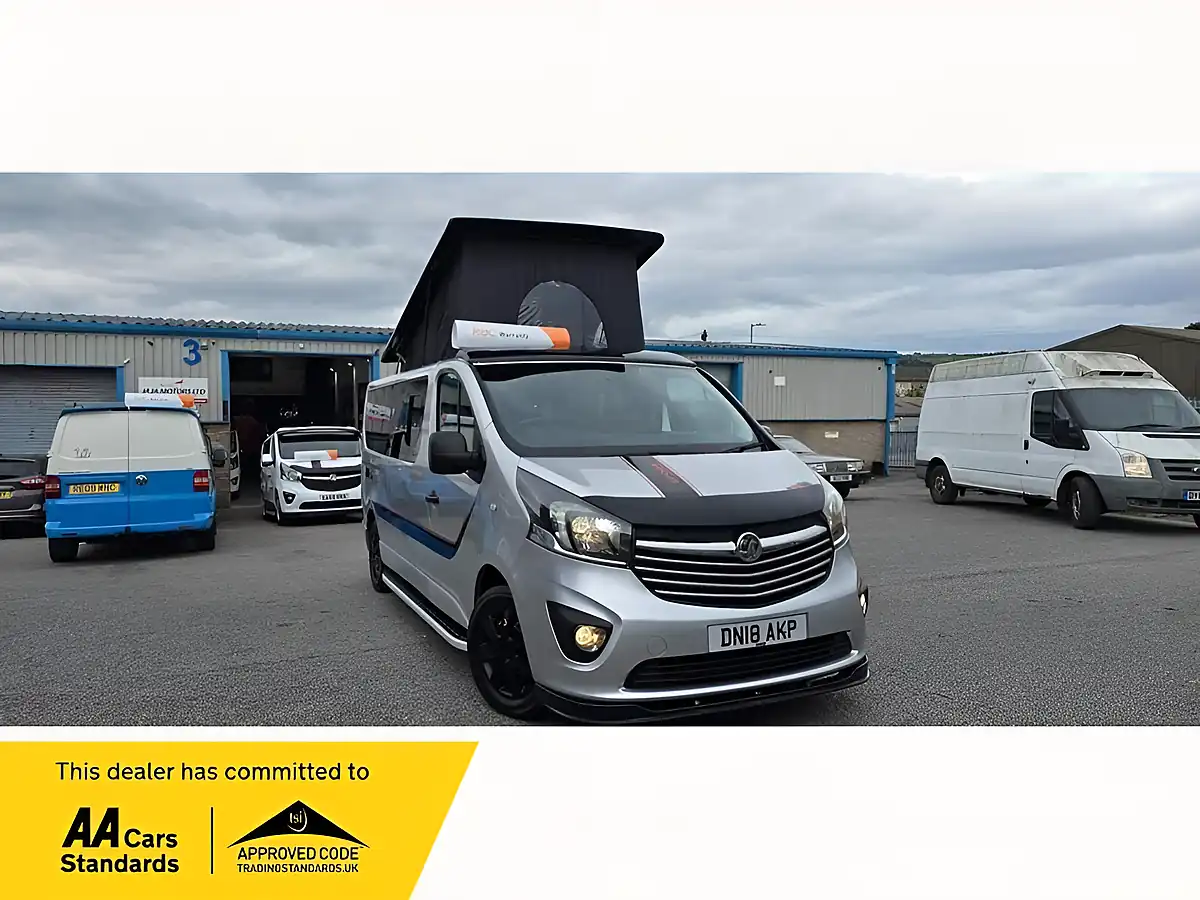 Used 2018 Vauxhall Vivaro Sportive Silver - Front View