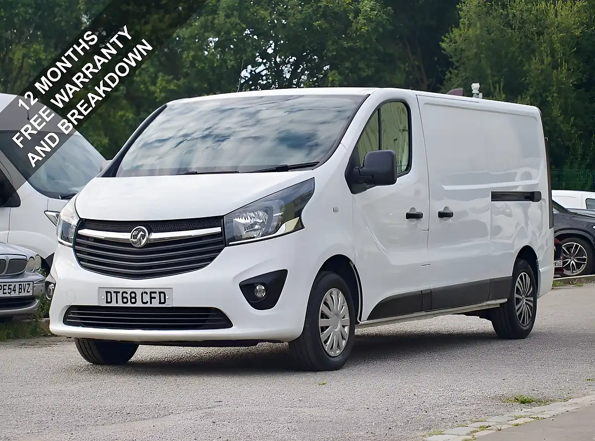 Used 2018 Vauxhall Vivaro Sportive White - Front View