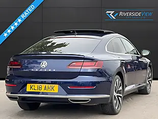 Used 2018 Volkswagen Arteon R-Line Atlantic Blue - Interior and Exterior details 4
