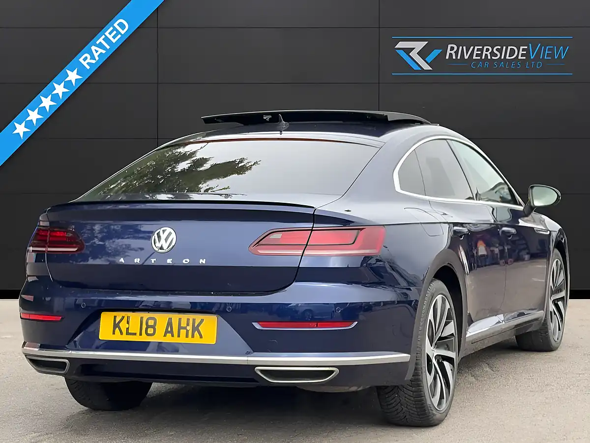 Used 2018 Volkswagen Arteon R-Line Atlantic Blue - Interior and Exterior details 4