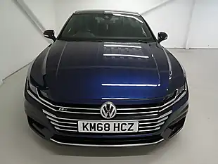 Used 2018 Volkswagen Arteon R-Line Fastback Blue - Interior and Exterior details 8
