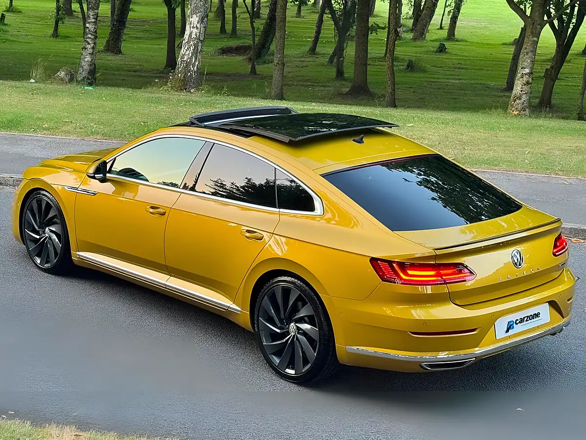 Used 2018 Volkswagen Arteon R-Line Yellow - Interior and Exterior details 2