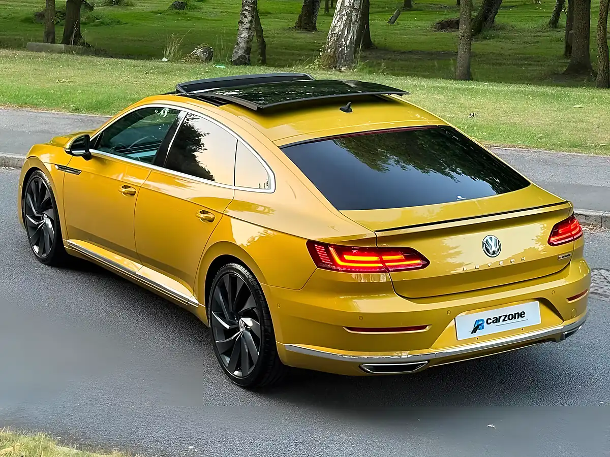 Used 2018 Volkswagen Arteon R-Line Yellow - Interior and Exterior details 4