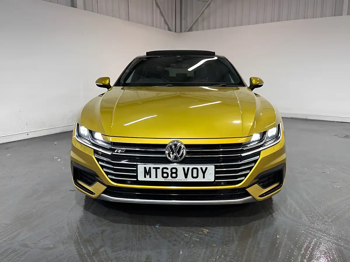 Used 2018 Volkswagen Arteon R-Line Yellow - Interior and Exterior details 2