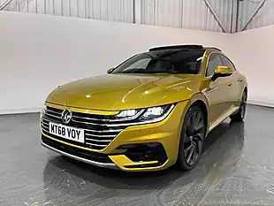 Used 2018 Volkswagen Arteon R-Line Yellow - Interior and Exterior details 3