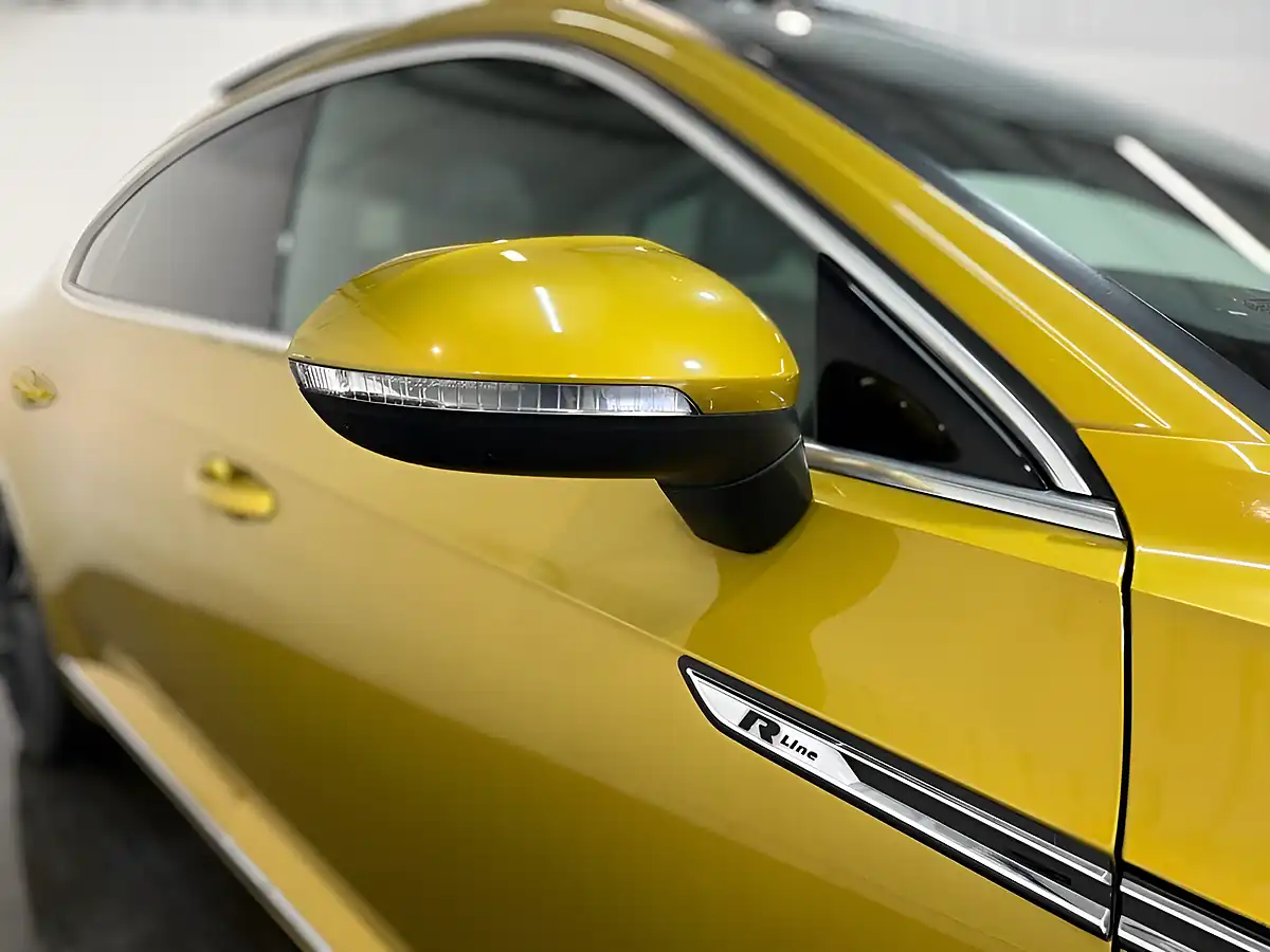 Used 2018 Volkswagen Arteon R-Line Yellow - Interior and Exterior details 8