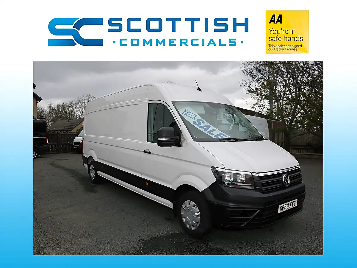 Used 2018 Volkswagen Crafter Lwb White - Front View