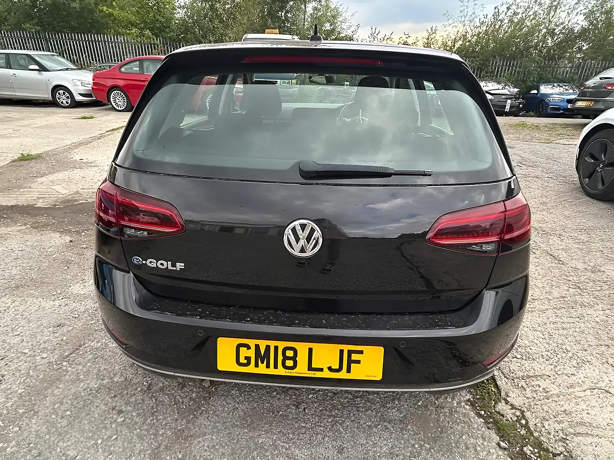 Used 2018 Volkswagen E-Golf Auto Black - Interior and Exterior details 5