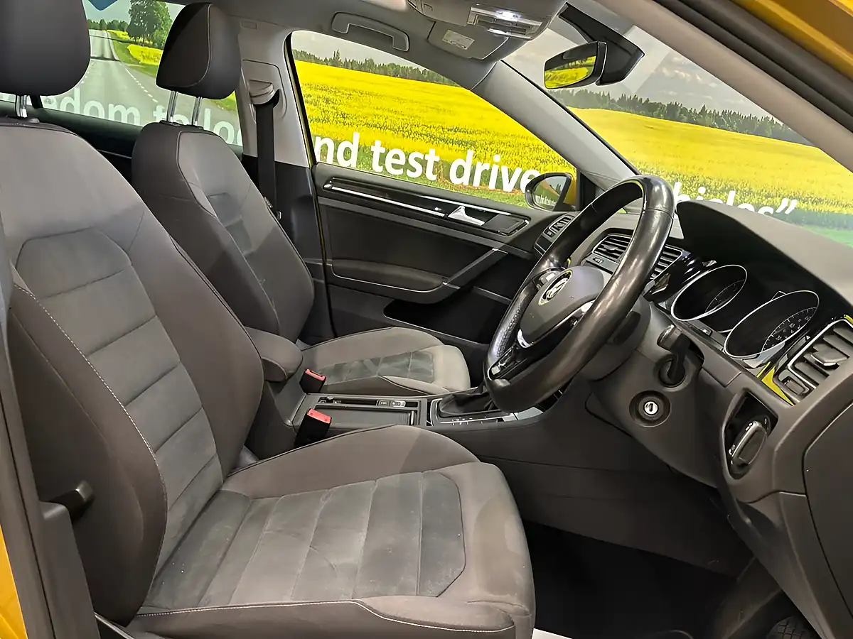 Used 2018 Volkswagen Golf GT Yellow - Interior and Exterior details 14