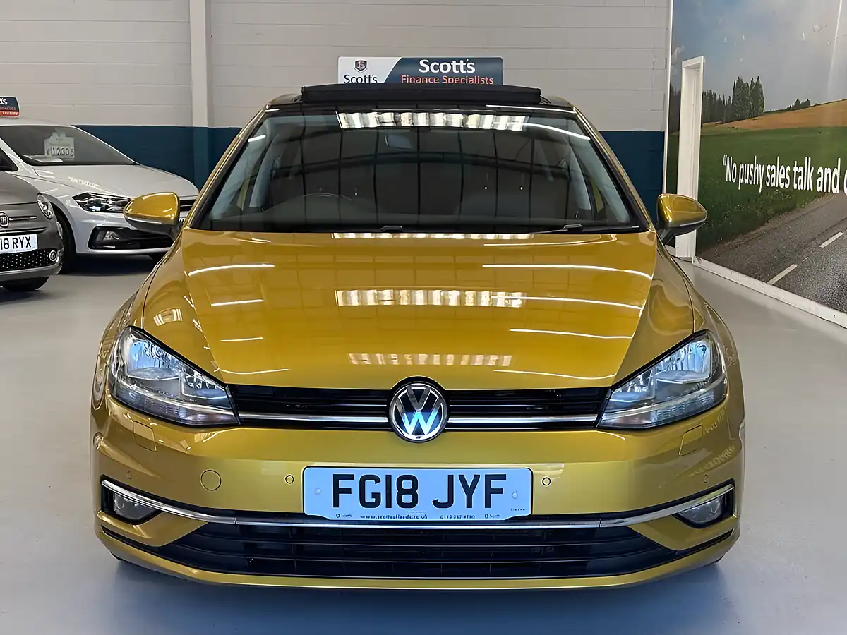Used 2018 Volkswagen Golf GT Yellow - Interior and Exterior details 2