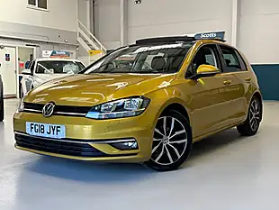 Used 2018 Volkswagen Golf GT Yellow - Interior and Exterior details 3