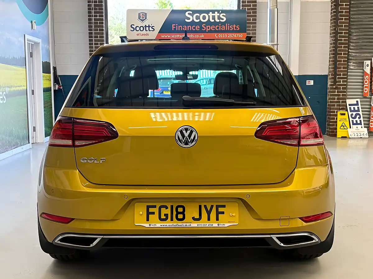 Used 2018 Volkswagen Golf GT Yellow - Interior and Exterior details 6