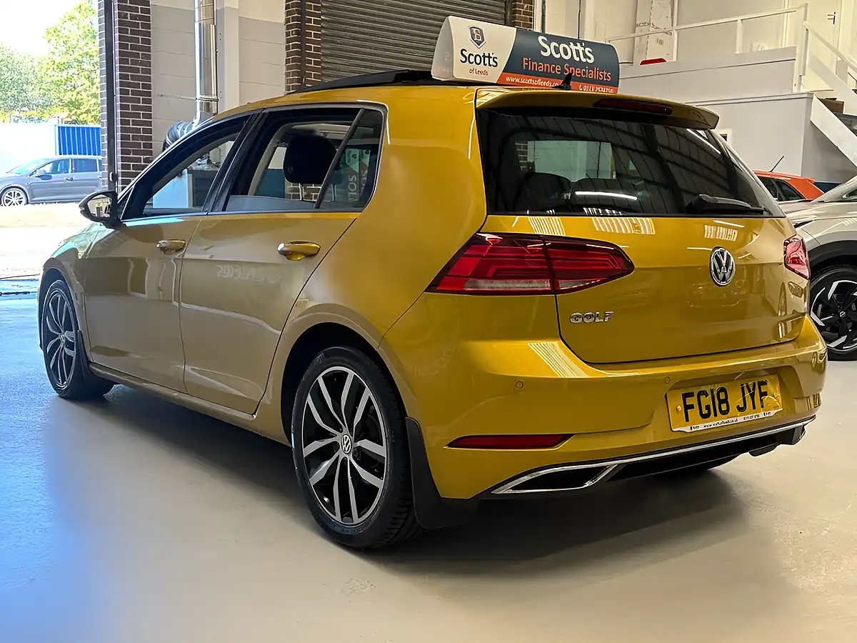 Used 2018 Volkswagen Golf GT Yellow - Interior and Exterior details 7