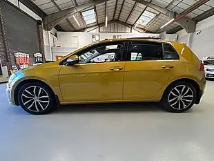 Used 2018 Volkswagen Golf GT Yellow - Interior and Exterior details 8