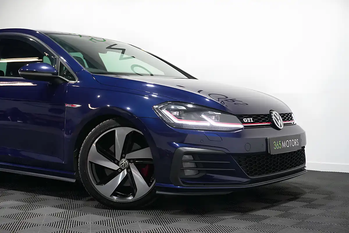 Used 2018 Volkswagen Golf GTI Atlantic Blue - Interior and Exterior details 14