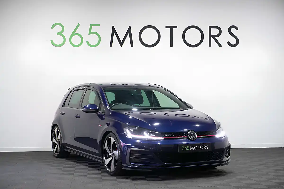 Used 2018 Volkswagen Golf GTI Atlantic Blue - Interior and Exterior details 3