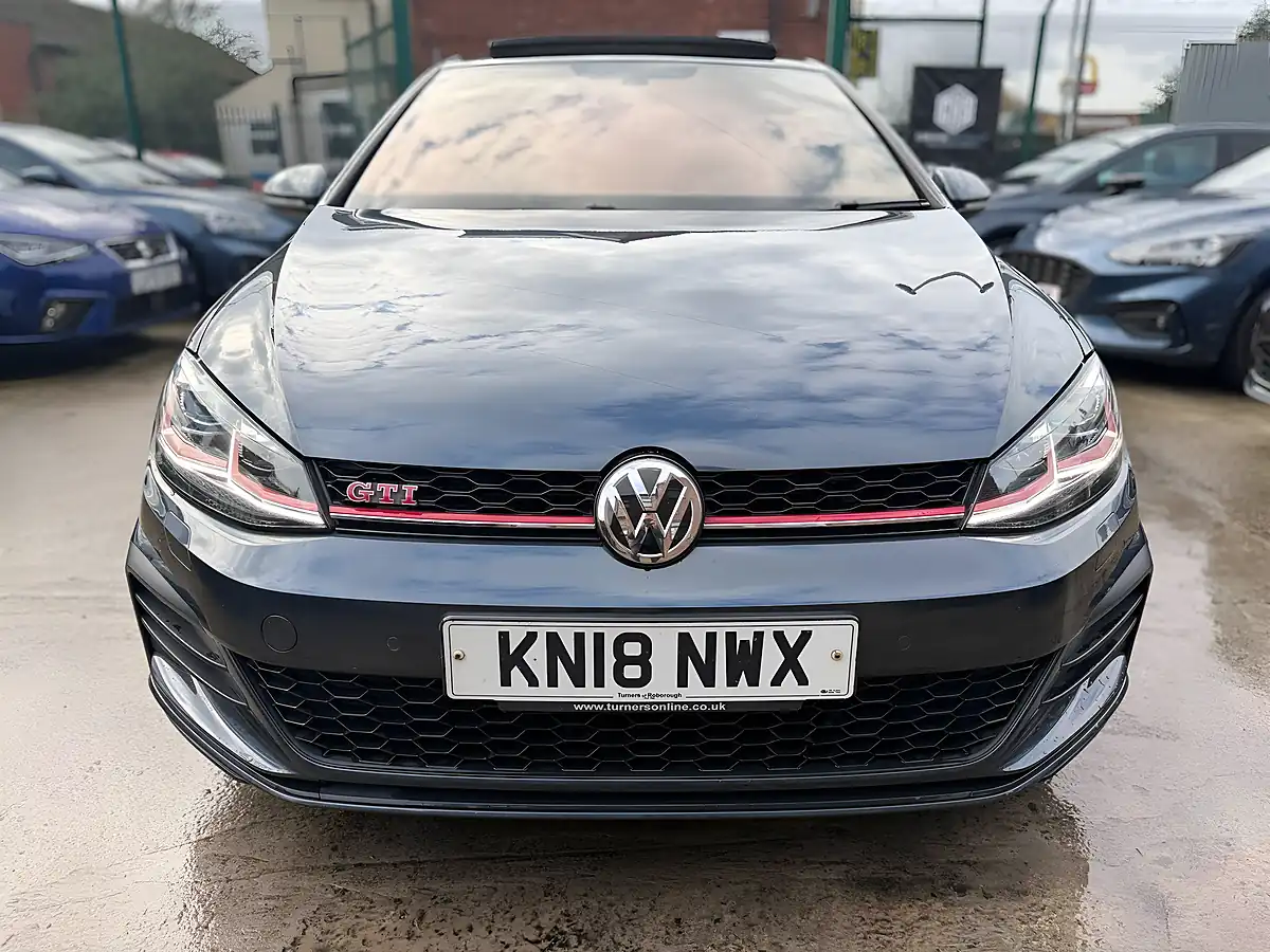 Used 2018 Volkswagen Golf GTI Performance Blue - Interior and Exterior details 5