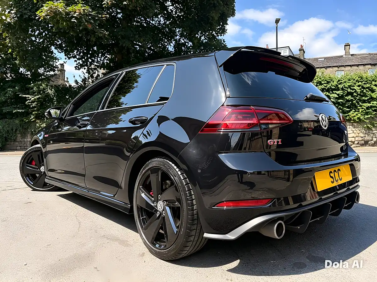 Used 2018 Volkswagen Golf GTI Performance Deep Black Pearl - Interior and Exterior details 8