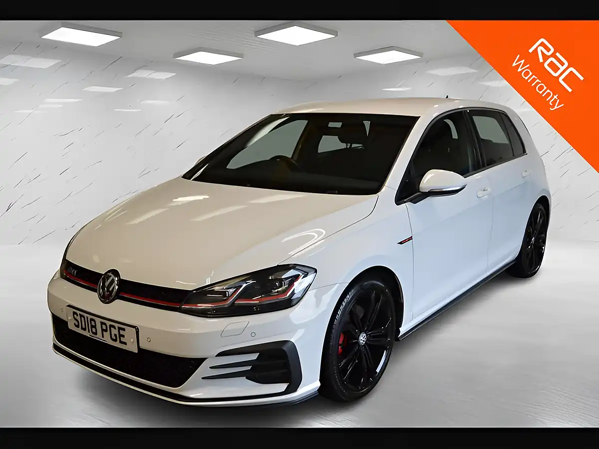 Used 2018 Volkswagen Golf GTI Pure White - Front View