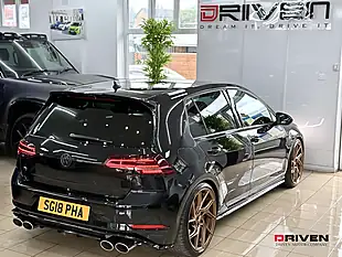 Used 2018 Volkswagen Golf R Black - Interior and Exterior details 11