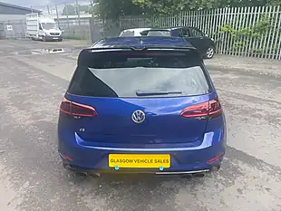 Used 2018 Volkswagen Golf R Blue - Interior and Exterior details 5