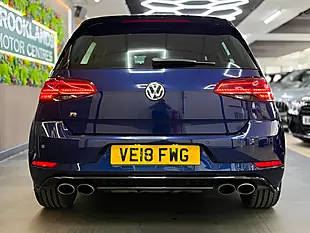 Used 2018 Volkswagen Golf R Blue - Interior and Exterior details 10