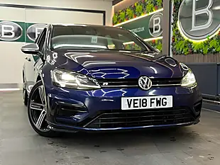 Used 2018 Volkswagen Golf R Blue - Interior and Exterior details 3