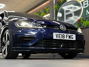 Used 2018 Volkswagen Golf R Blue - Interior and Exterior details 5