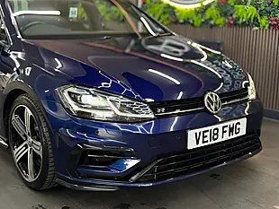Used 2018 Volkswagen Golf R Blue - Interior and Exterior details 6