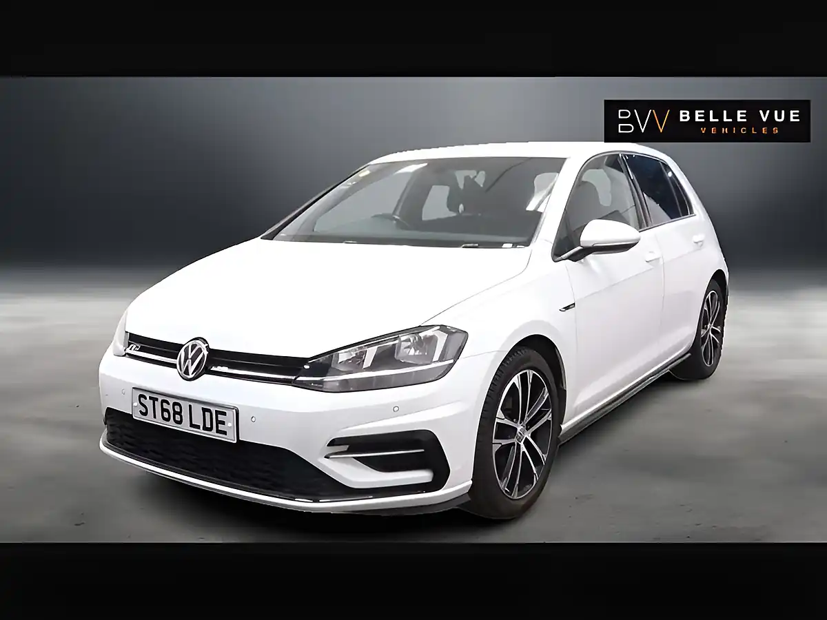 Used 2018 Volkswagen Golf R-Line Pure White - Interior and Exterior details 8