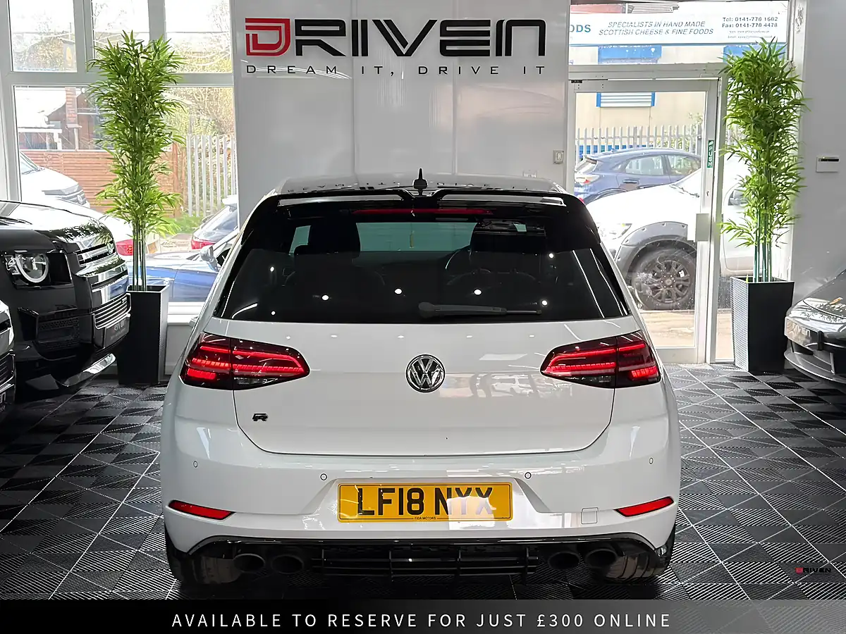 Used 2018 Volkswagen Golf R White - Interior and Exterior details 12