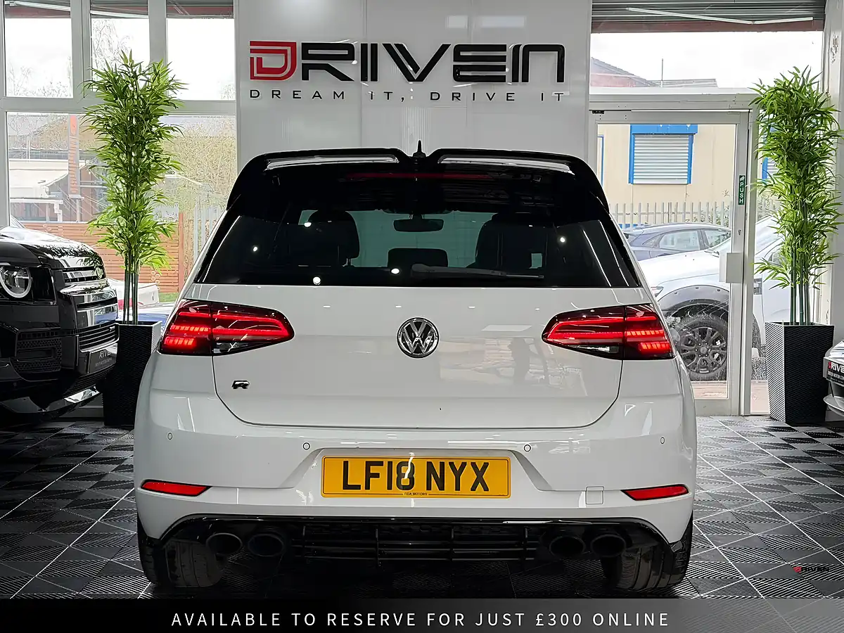 Used 2018 Volkswagen Golf R White - Interior and Exterior details 13