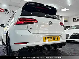 Used 2018 Volkswagen Golf R White - Interior and Exterior details 14