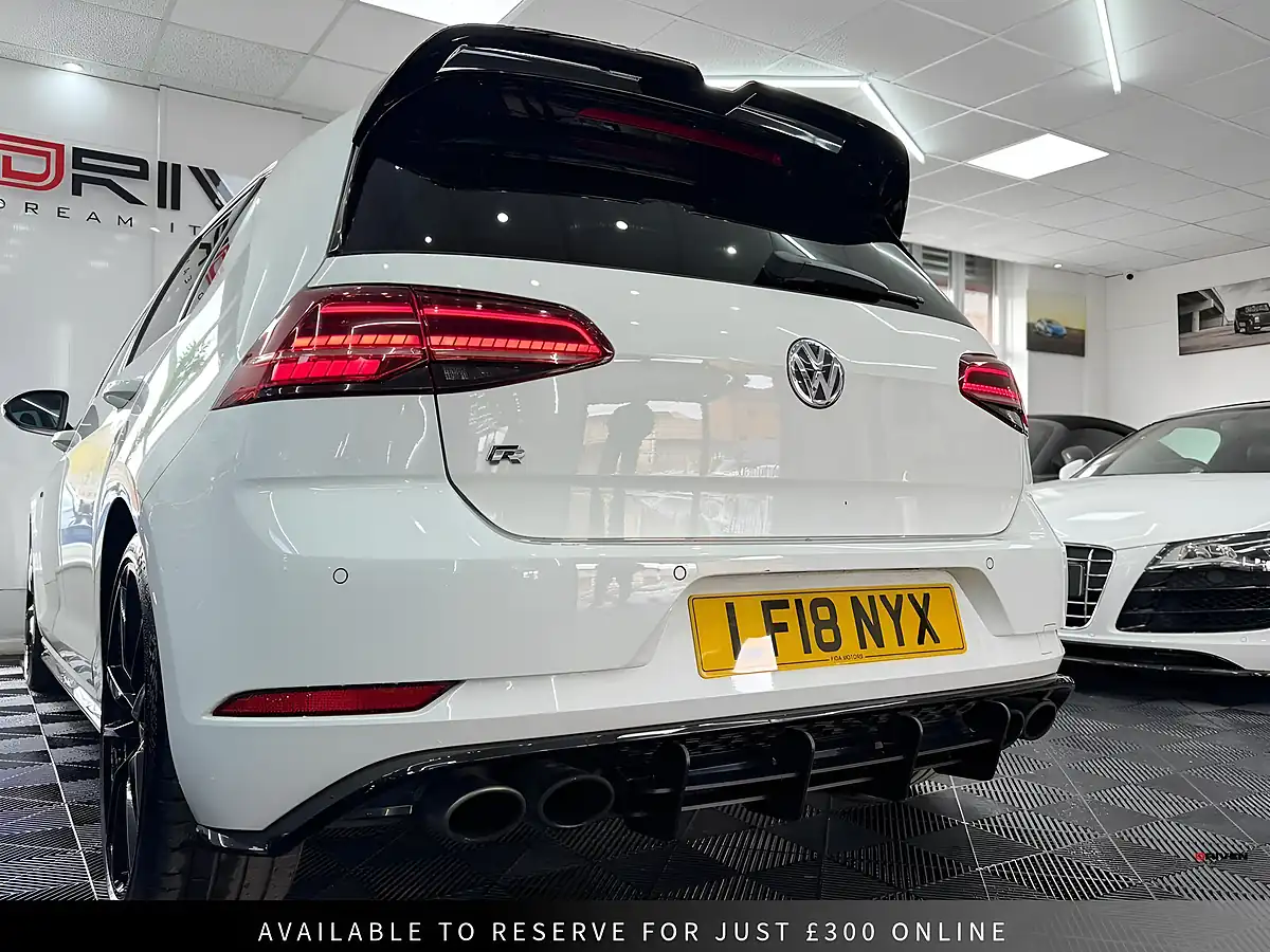 Used 2018 Volkswagen Golf R White - Interior and Exterior details 14