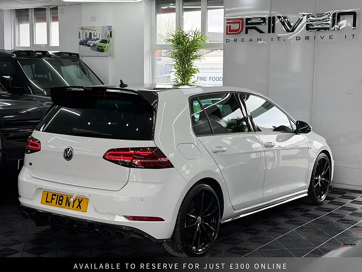 Used 2018 Volkswagen Golf R White - Interior and Exterior details 15