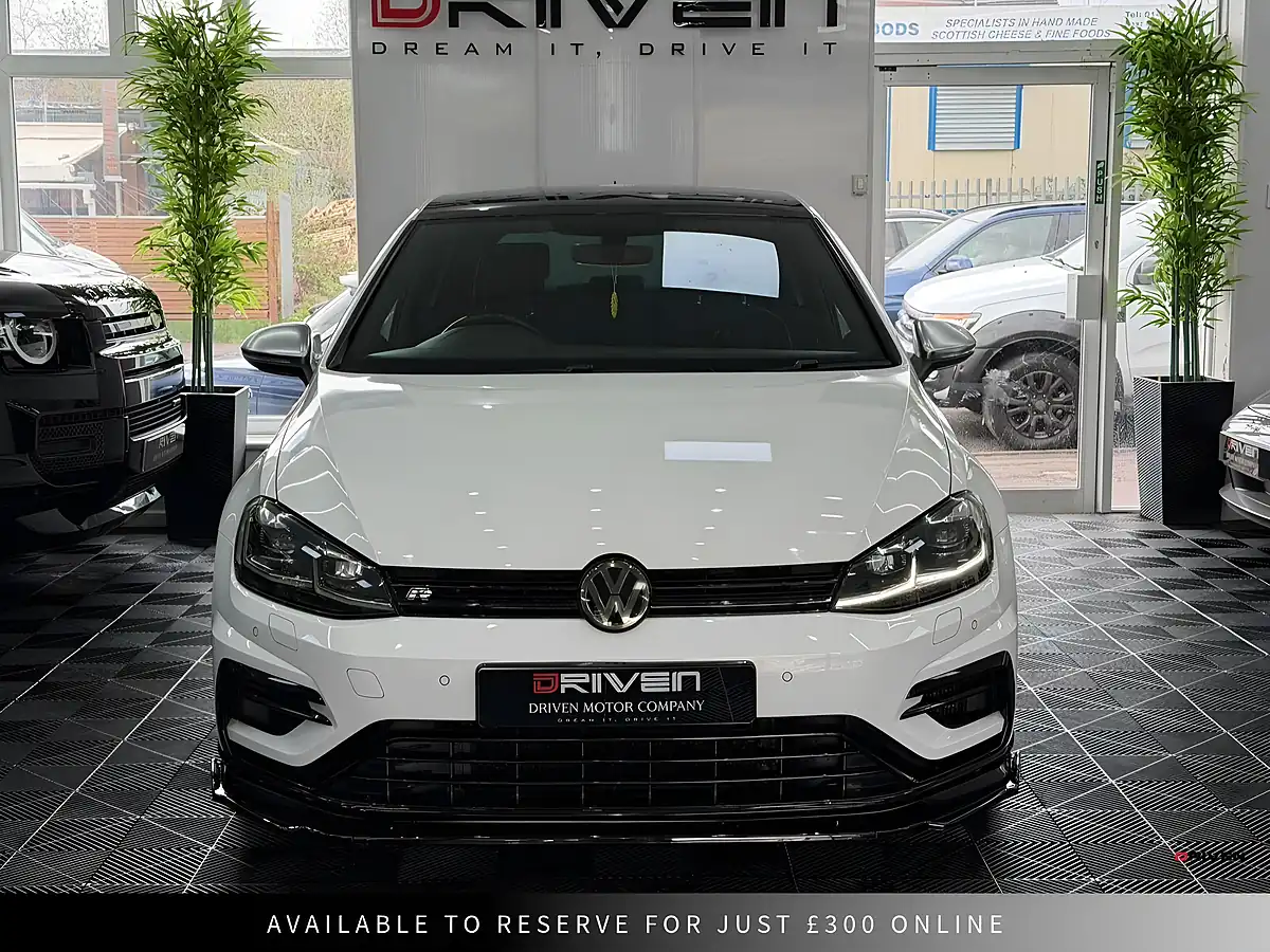 Used 2018 Volkswagen Golf R White - Interior and Exterior details 3