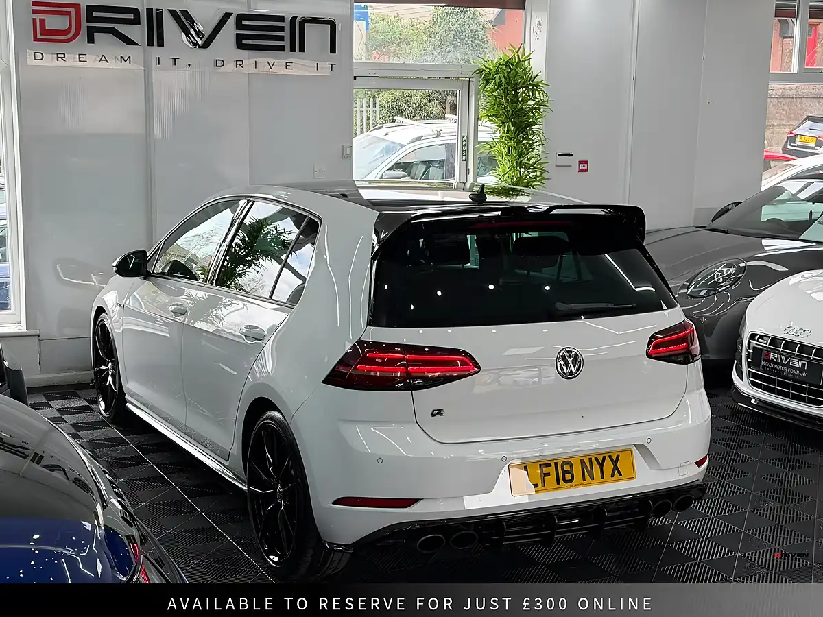 Used 2018 Volkswagen Golf R White - Interior and Exterior details 7