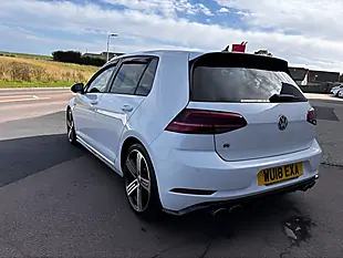 Used 2018 Volkswagen Golf R White - Interior and Exterior details 10