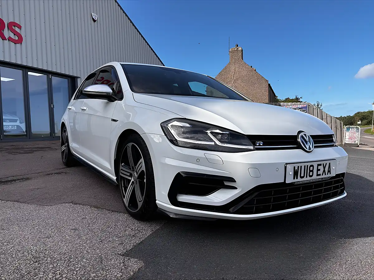 Used 2018 Volkswagen Golf R White - Interior and Exterior details 5