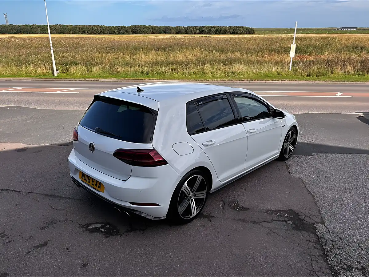 Used 2018 Volkswagen Golf R White - Interior and Exterior details 8