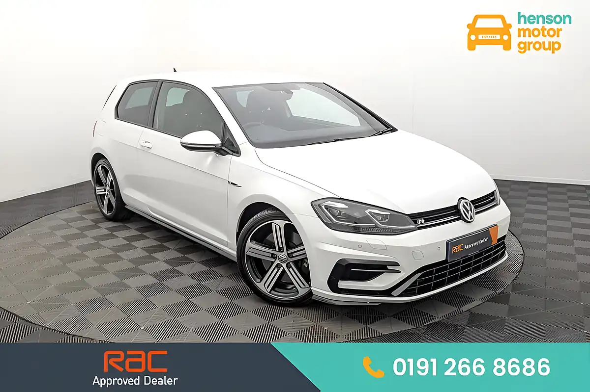 Used 2018 Volkswagen Golf R White - Front View