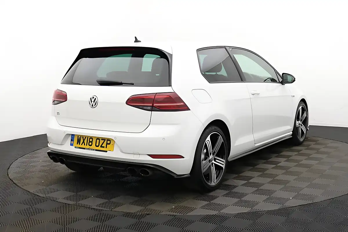 Used 2018 Volkswagen Golf R White - Interior and Exterior details 4