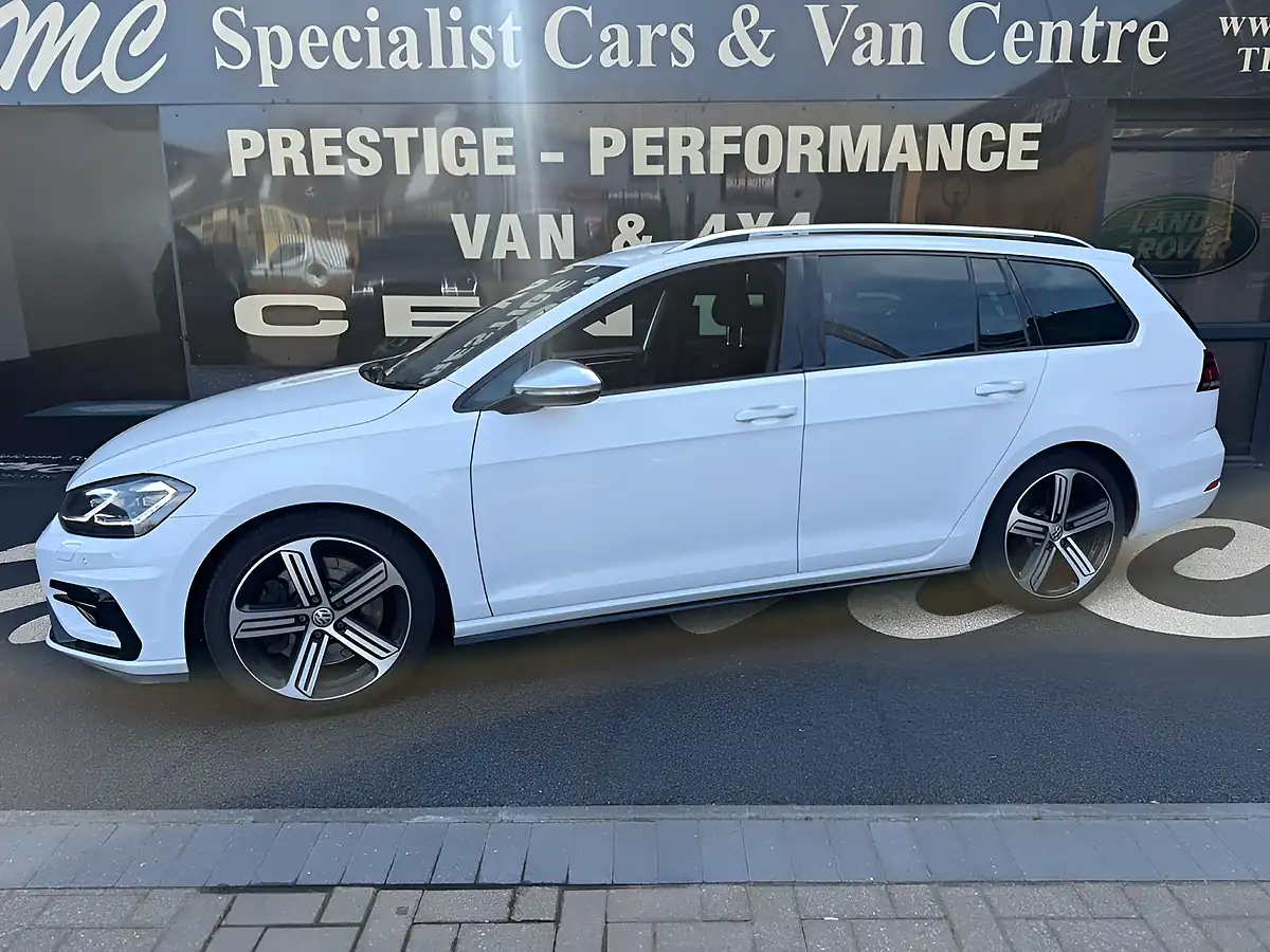 Used 2018 Volkswagen Golf R White - Front View