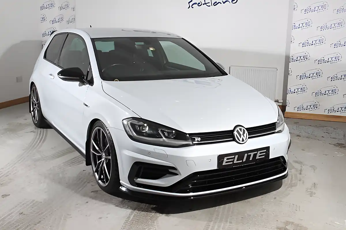 Used 2018 Volkswagen Golf R White Silver - Interior and Exterior details 5
